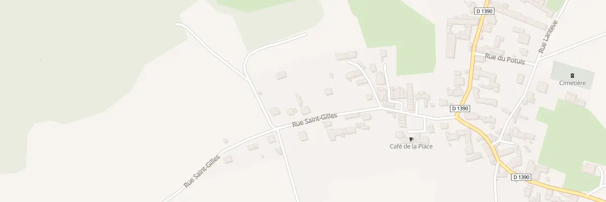 Plan du 5 Rue Saint-gilles à Bouresches