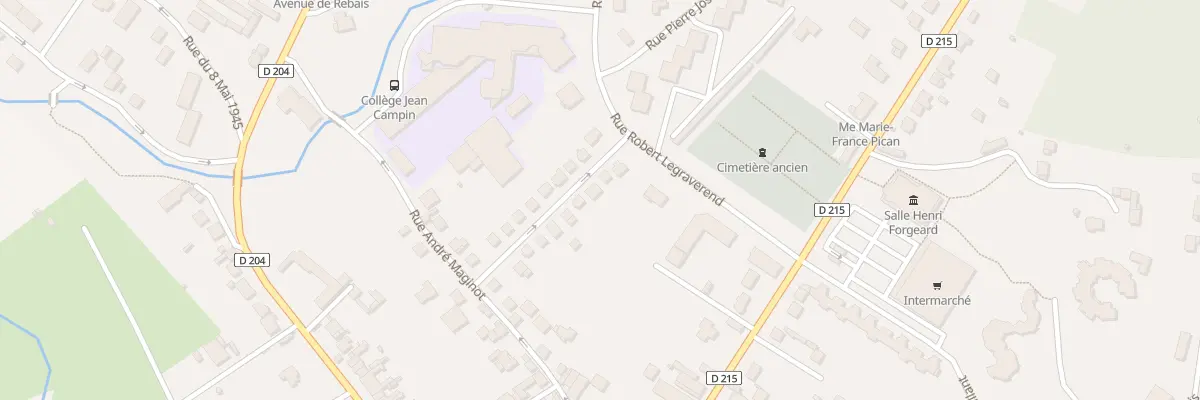 Plan du 14 Rue Jean Campin à La Ferté-Gaucher