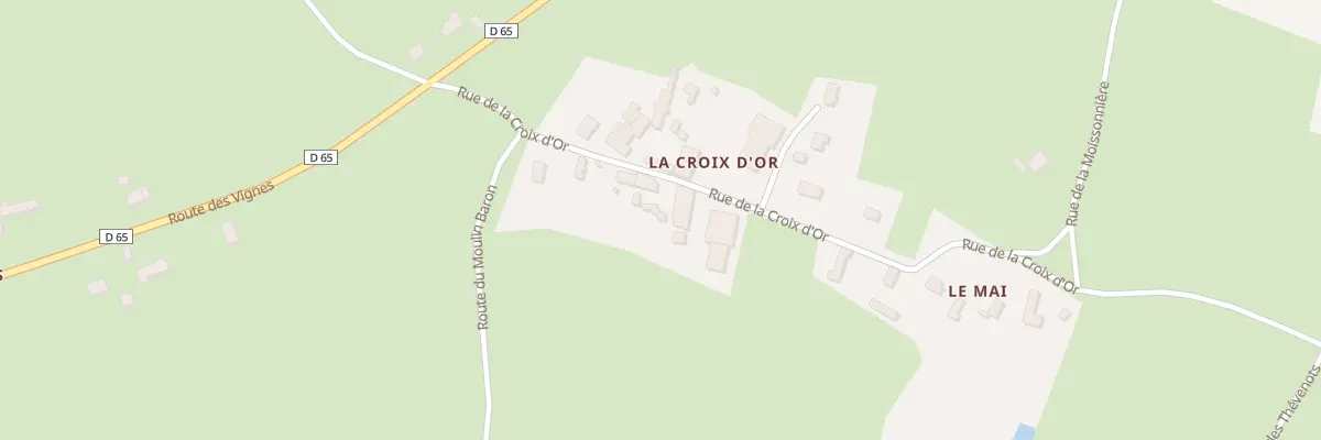 Plan du 181 Rue de la Croix d’Or à Montluçon