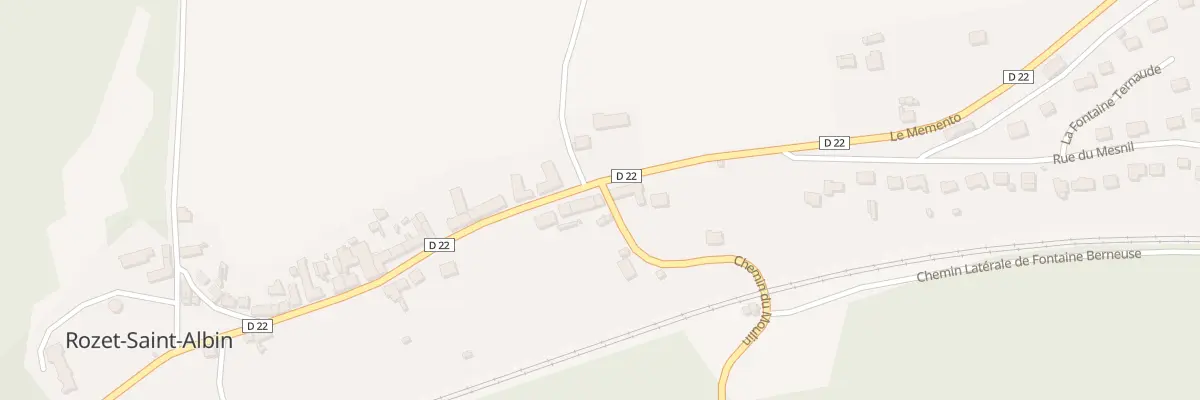 Plan du 3 Rue Principale à Rozet-Saint-Albin