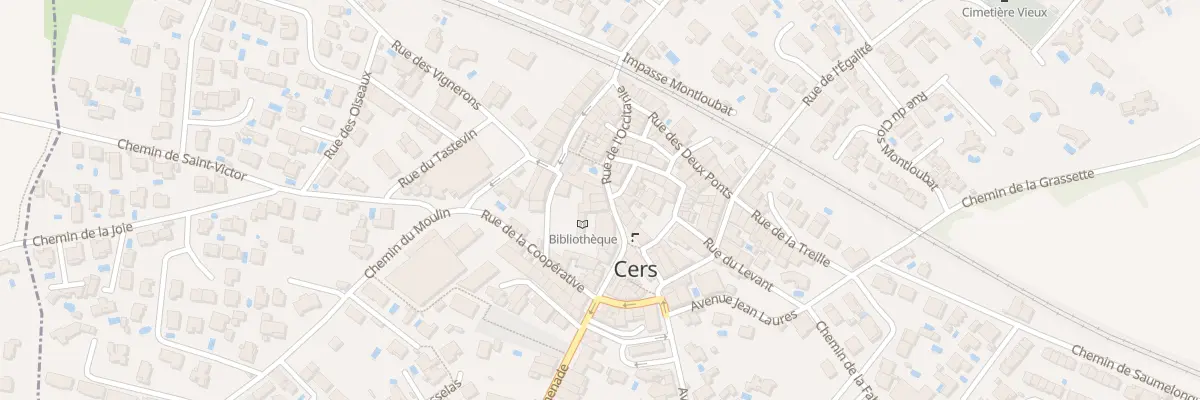 Plan du 3 Rue de l’Occitanie à Cers