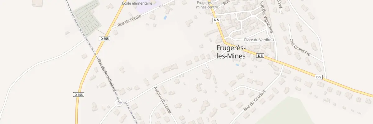 Plan du 10 Rue de la Mairie à Frugerès-les-Mines