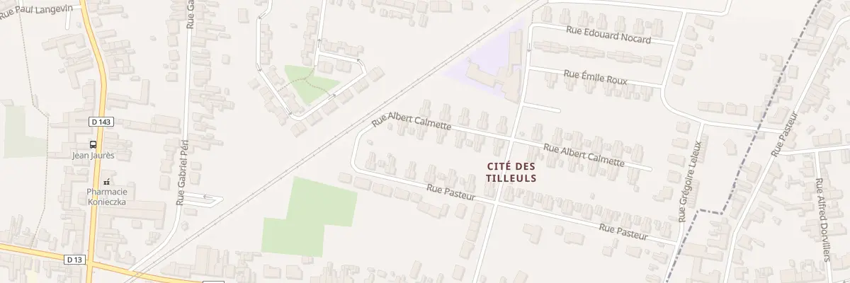 Plan du 8 Rue Albert Calmette à Fenain
