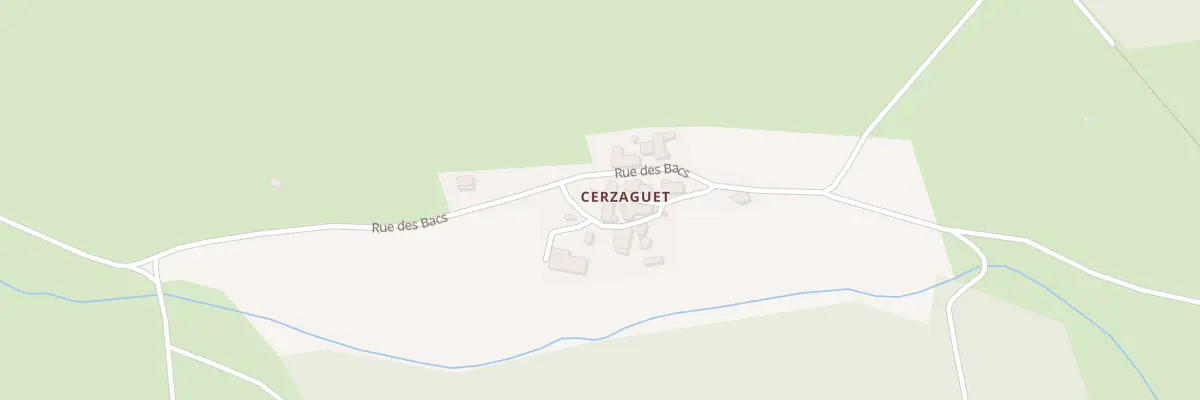 Plan du 5137 Cerzaguet à Ally