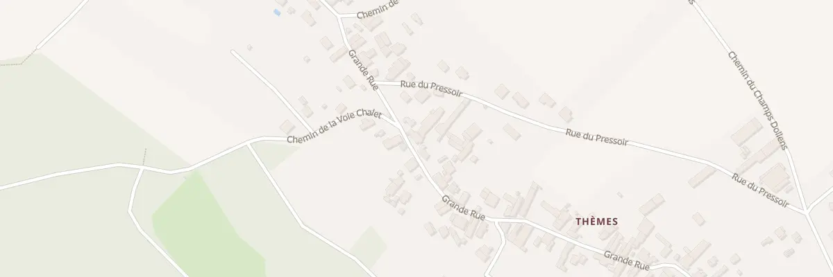 Plan du 78 Gr Grande Rue de Themes à Cézy