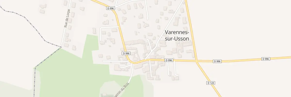 Plan du 1 Imp des Frenes à Varennes-sur-Usson