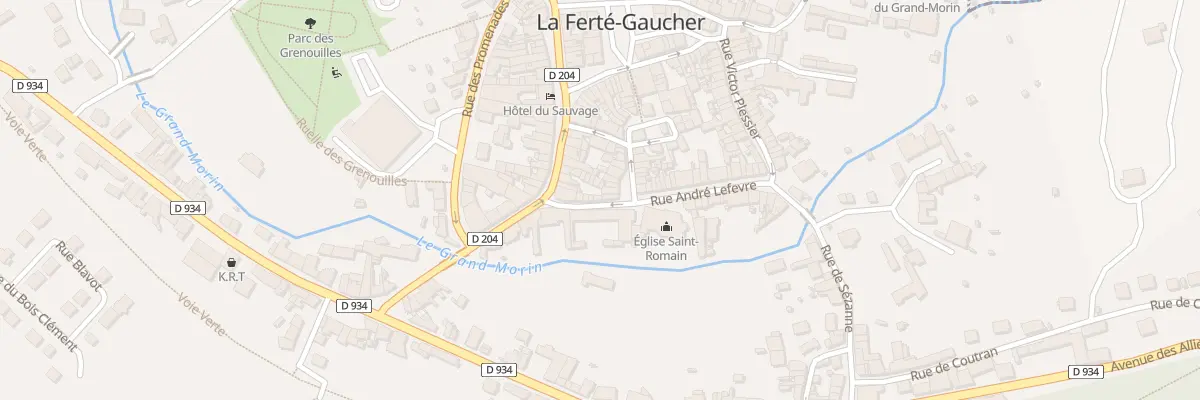 Plan du 5 Rue André Lefèvre à La Ferté-Gaucher