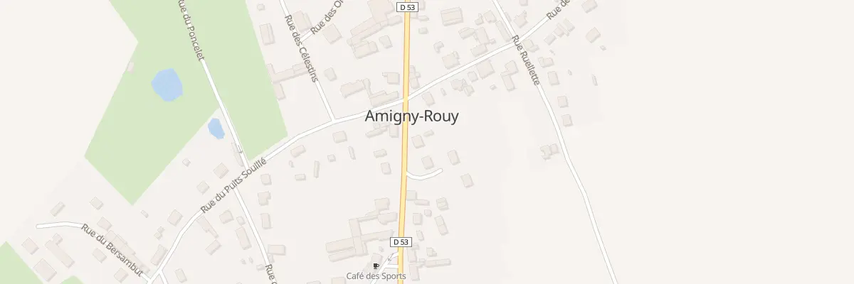 Plan du 20 Rue de la République à Amigny-Rouy