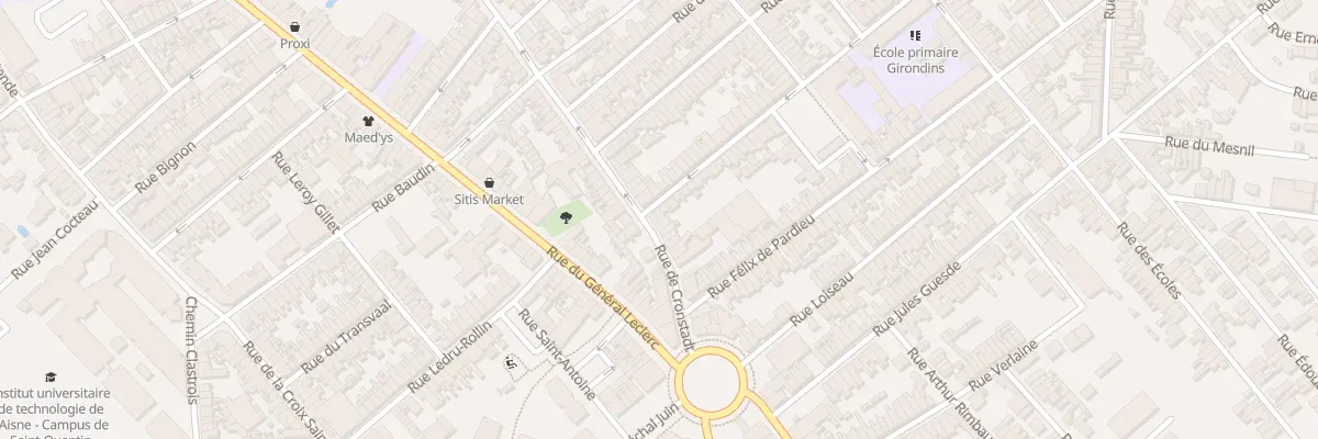 Plan du 81 Rue de Cronstadt à Saint-Quentin