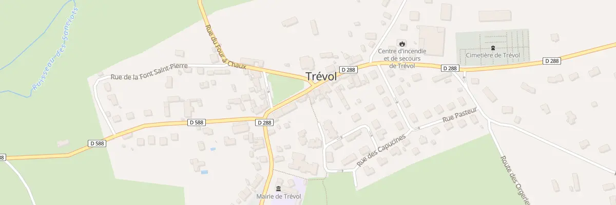 Plan du 3 Pl Jean Thomas à Trévol