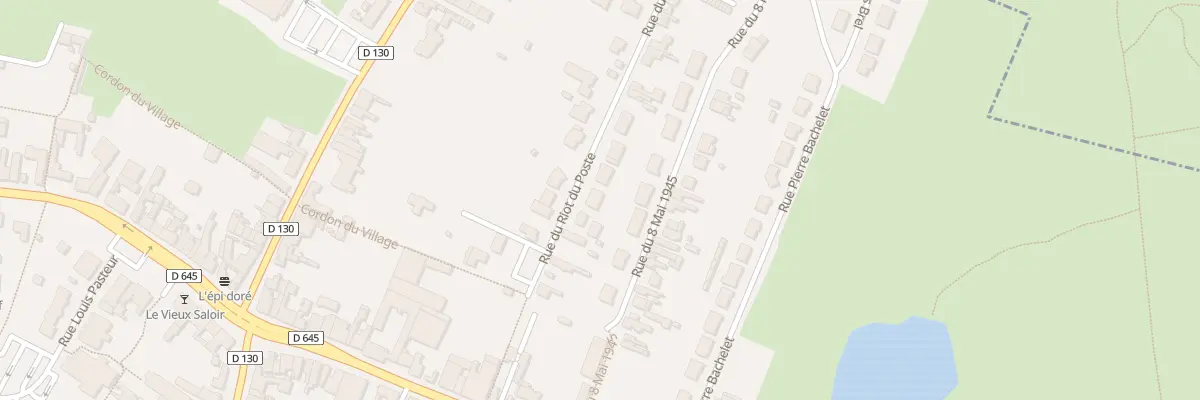 Plan du 23 Rue du Riot du Poste à Abscon