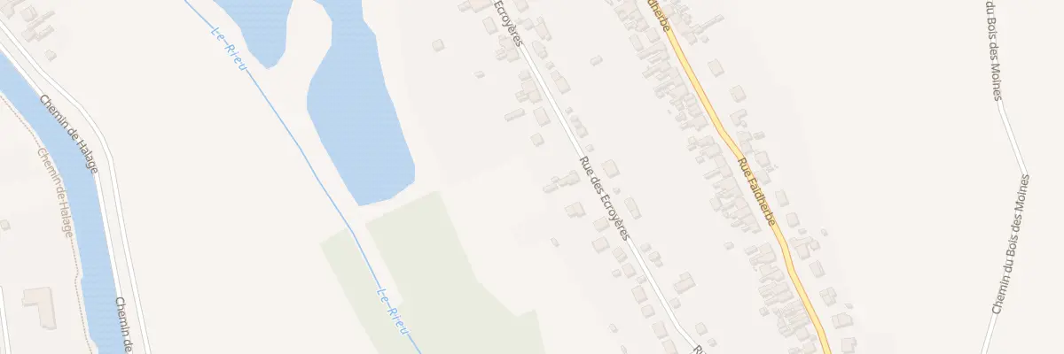 Plan du 29 Rue des Ecroyères à Tergnier