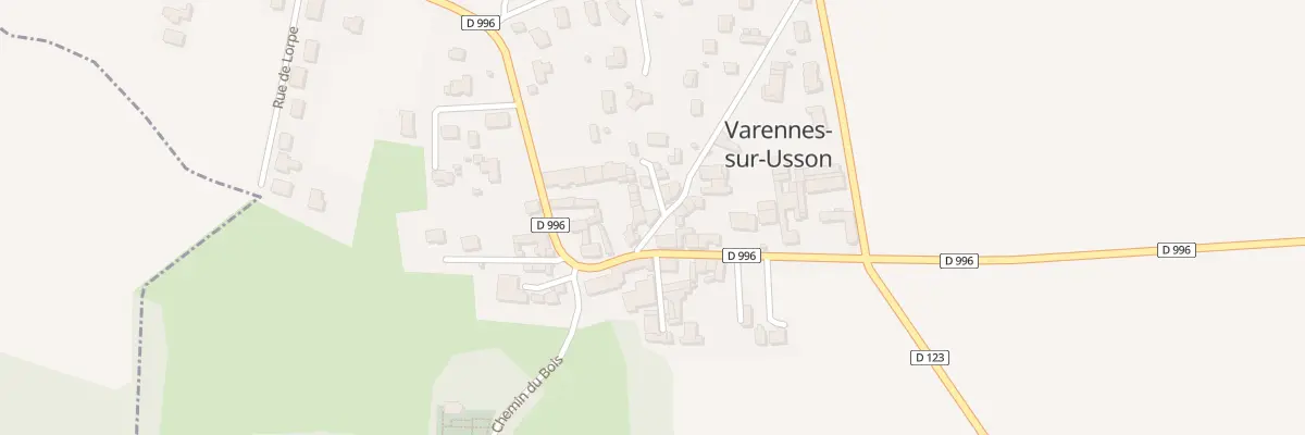 Plan du 3 Rue des Tilleuls à Varennes-sur-Usson