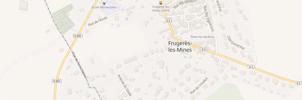 Plan du 8 Rue de la Mairie à Frugerès-les-Mines