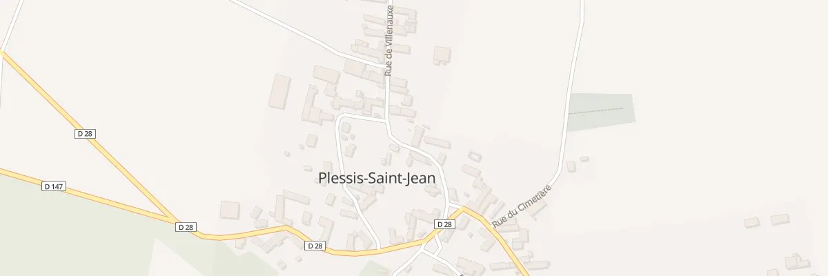 Plan du 6 Rue de Villenauxe à Plessis-Saint-Jean