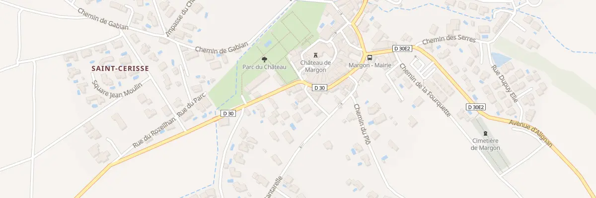 Plan du 2 Pl du Portalet à Margon