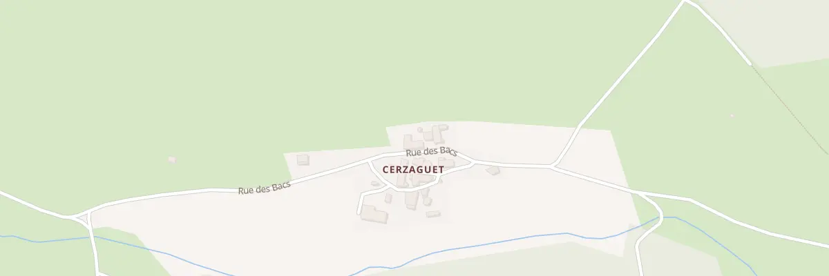 Plan du 5132 Cerzaguet à Ally