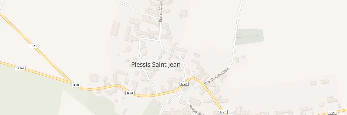 Plan du 3 Rue de Villenauxe à Plessis-Saint-Jean