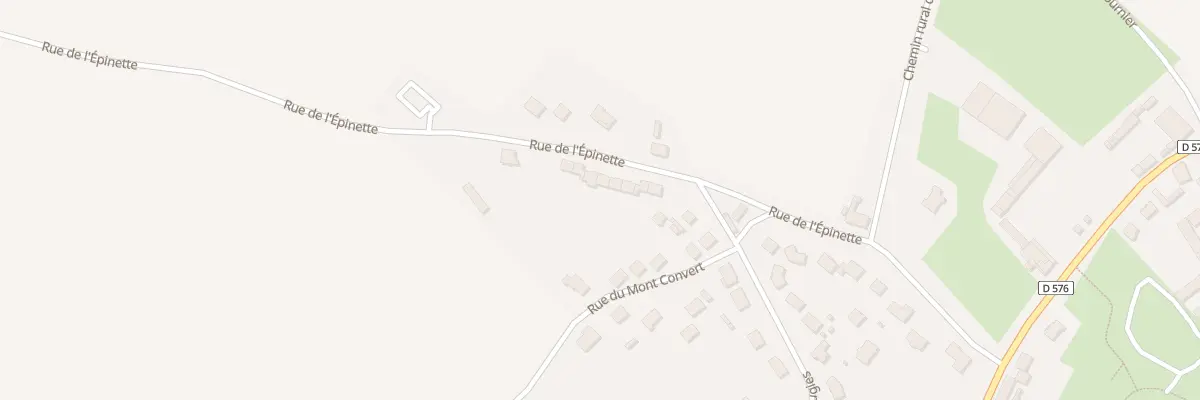 Plan du 9 Rue de l’Epinette à Urvillers