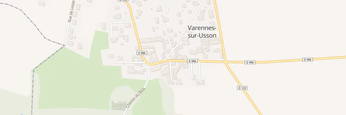 Plan du 2 Rue des Tilleuls à Varennes-sur-Usson