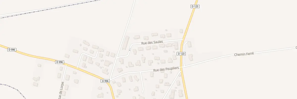 Plan du 10 Rue des Saules à Varennes-sur-Usson