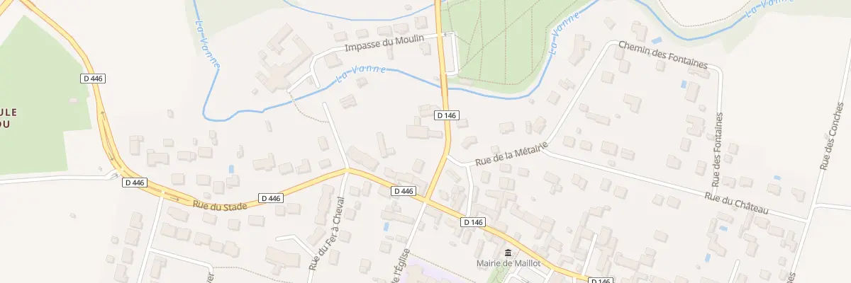 Plan du 1 Rte de Sens à Maillot