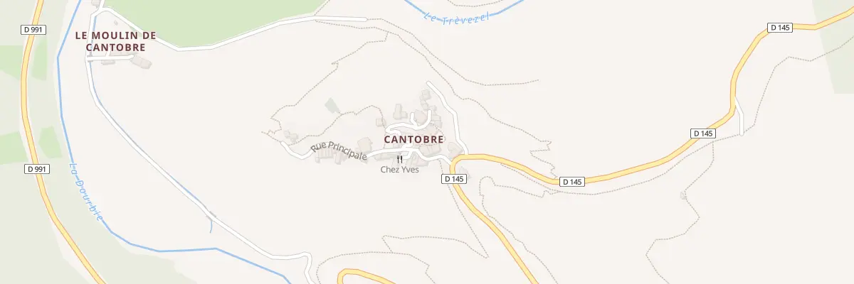 Plan du 5642 Cantobre à Nant