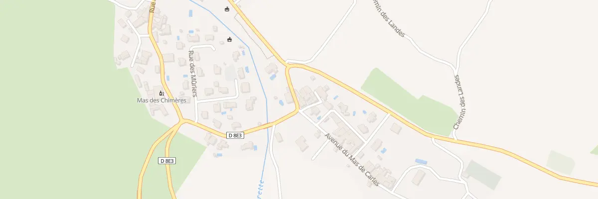 Plan du 1 Rue du Jeu de Mail à Octon