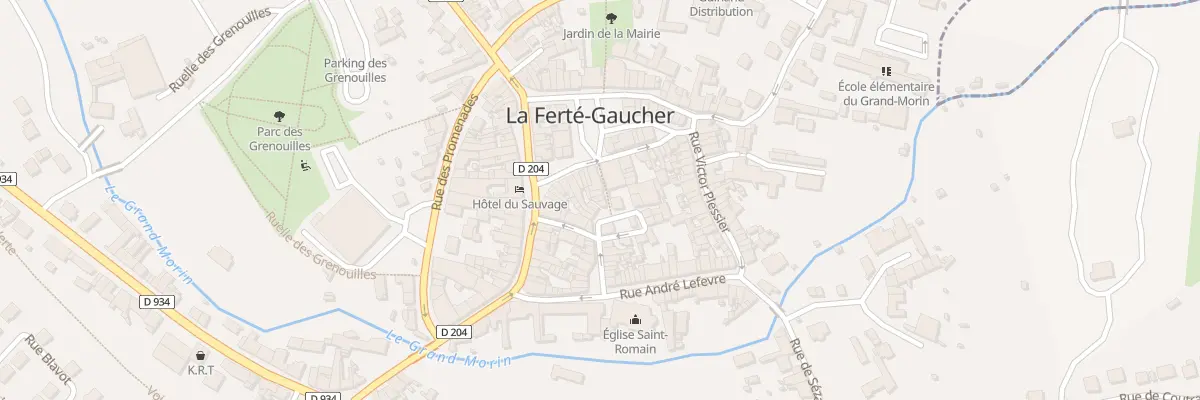 Plan du 6 Rue Berthelot à La Ferté-Gaucher