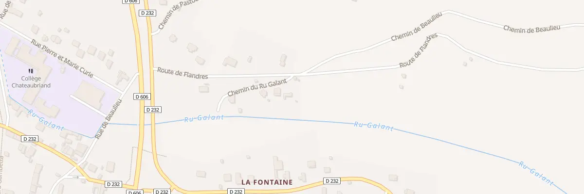 Plan du 8 Rte de Flandres à Villeneuve-sur-Yonne