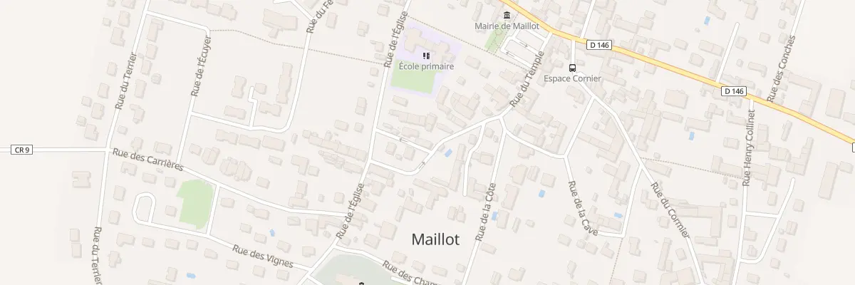 Plan du 20B Rue du Temple à Maillot