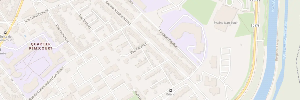 Plan du 76 Av Aristide Briand à Saint-Quentin