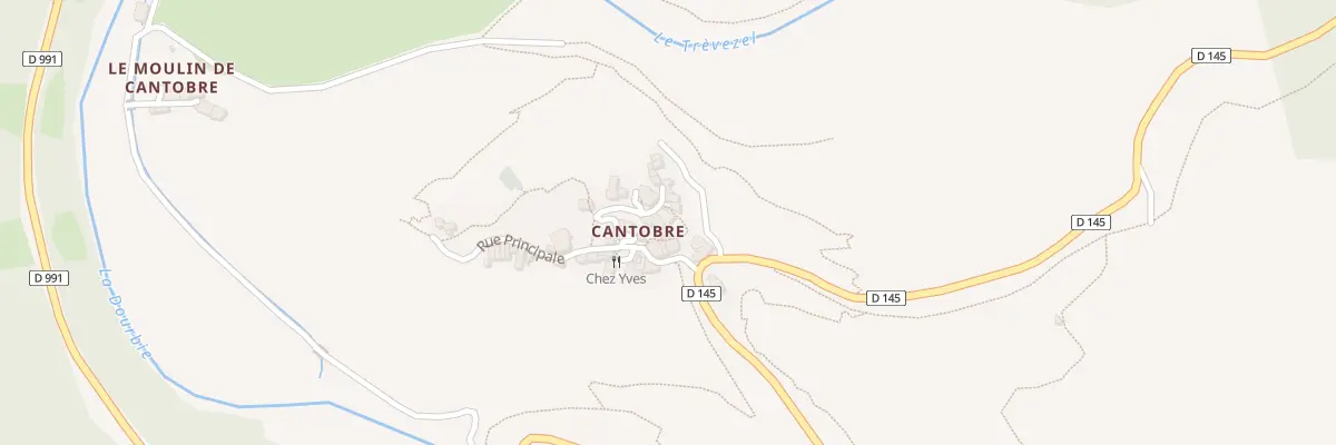 Plan du 5490 Cantobre à Nant