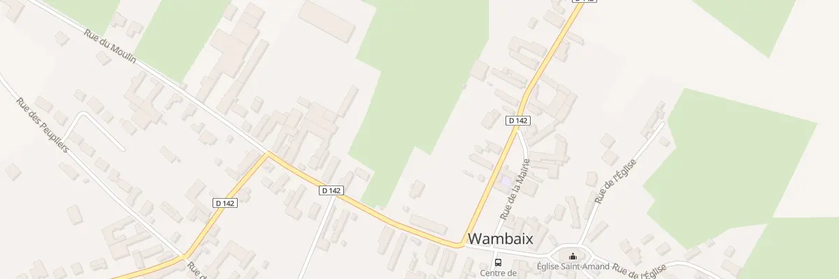Plan du 4 Gr Gd Rue à Wambaix