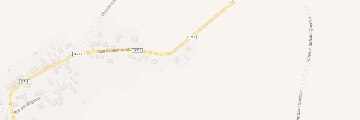 Plan du 1A Rue de Ramicourt à Joncourt