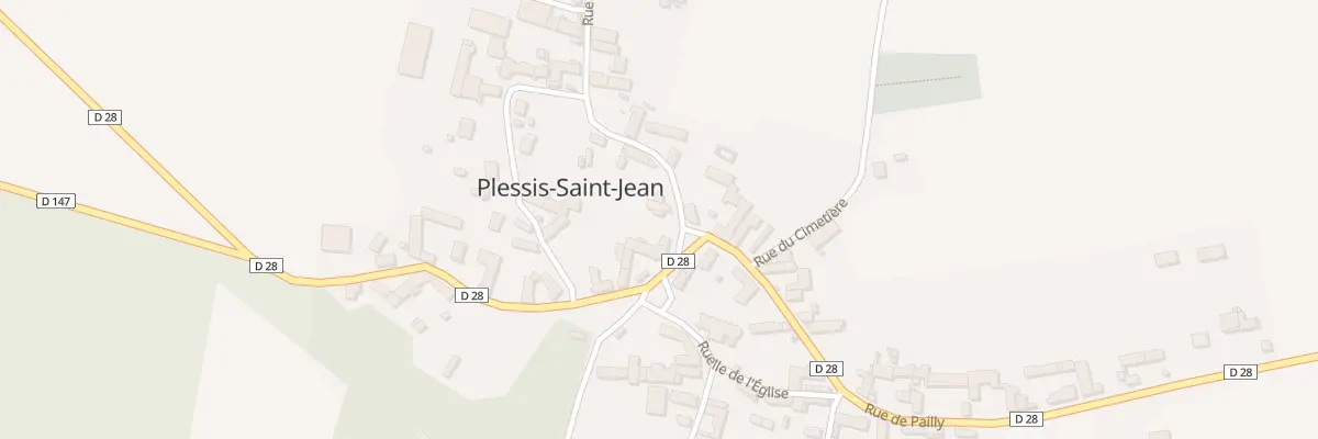Plan du 1B Rue de Villenauxe à Plessis-Saint-Jean