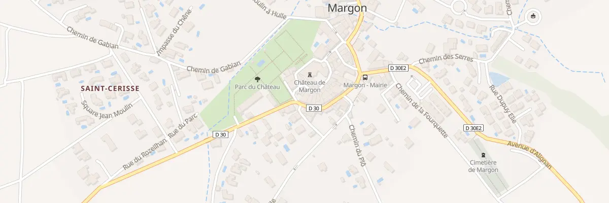 Plan du 35 Rue du Chateau à Margon