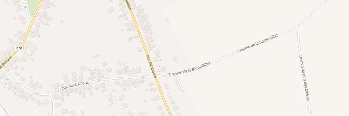 Plan du 170 Rue Faidherbe à Tergnier