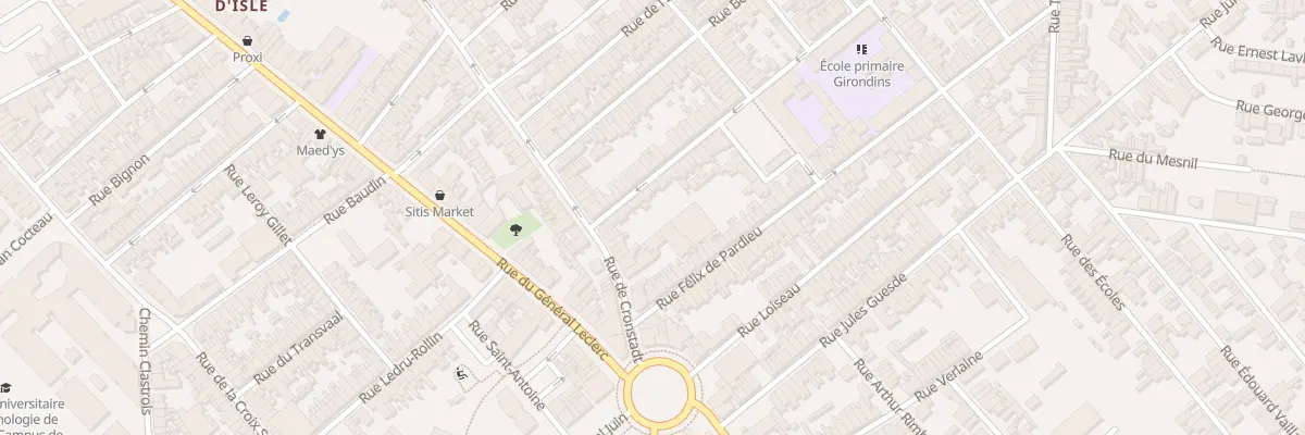 Plan du 85 Rue de Cronstadt à Saint-Quentin