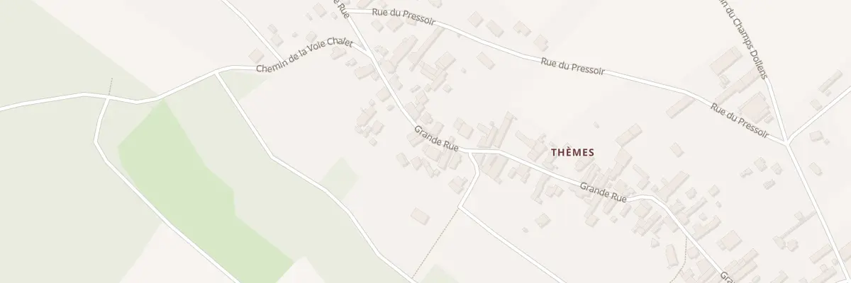 Plan du 55 Gr Grande Rue de Themes à Cézy