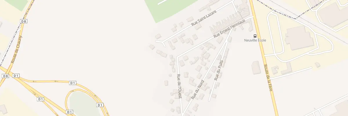 Plan du 2 Rue de l’Ouest à Neuville-Saint-Amand