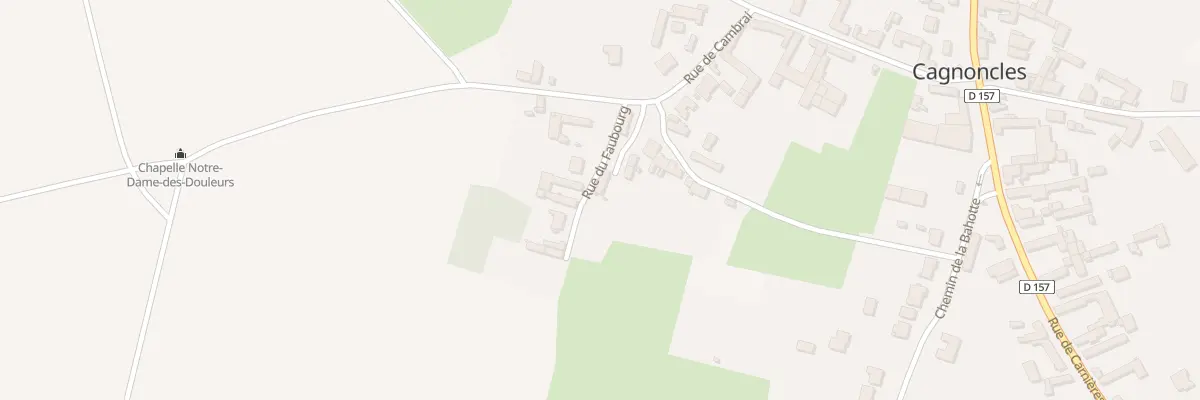 Plan du 5 Imp Rue de Cambrai à Cagnoncles