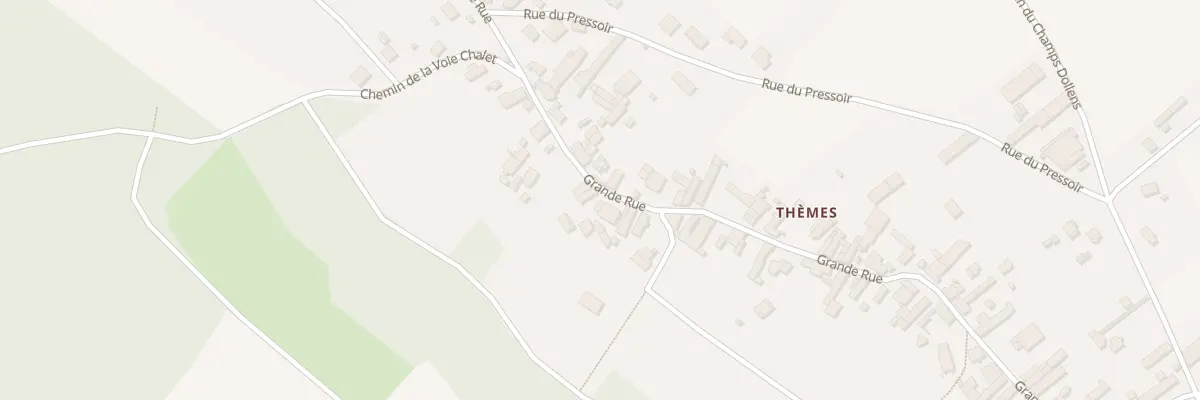 Plan du 51 Gr Grande Rue de Themes à Cézy