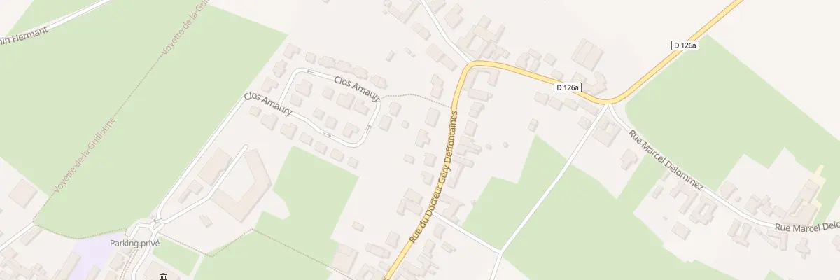 Plan du 423 Rue du Dr Gery Deffontaines à Landas