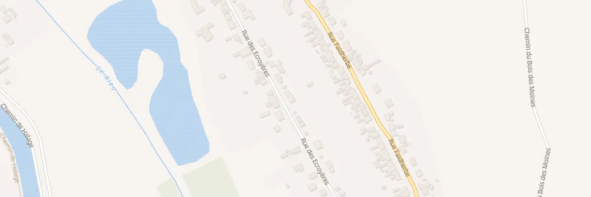 Plan du 64 Rue des Ecroyères à Tergnier