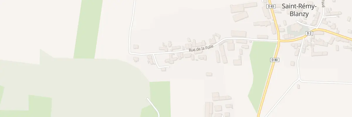 Plan du 10 Rue de la Folie à Saint-Rémy-Blanzy