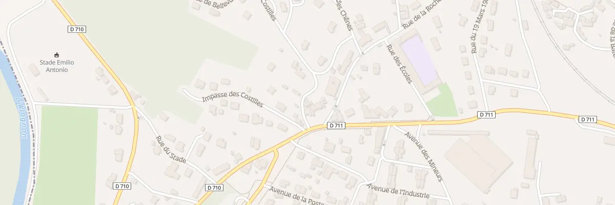 Plan du 1 Dsc des Costilles (La Combelle) à Auzat-la-Combelle