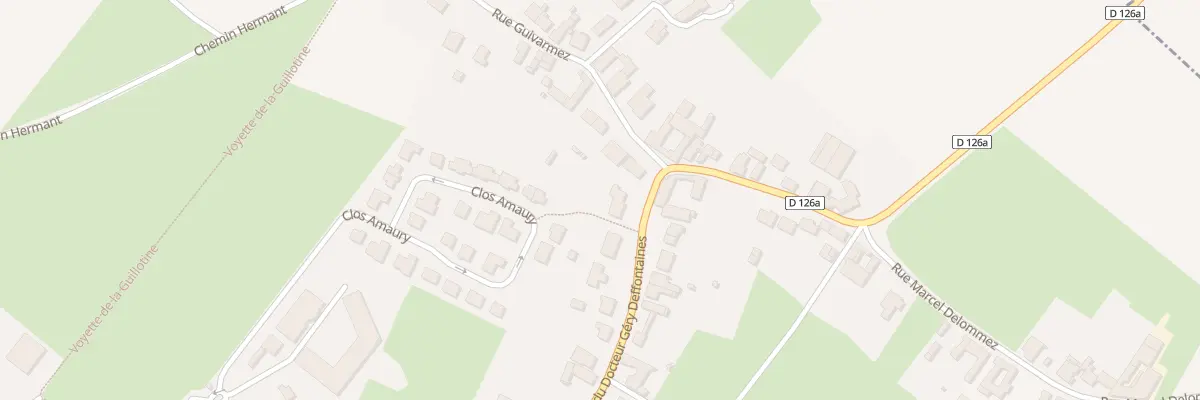 Plan du 477 Rue du Dr Gery Deffontaines à Landas
