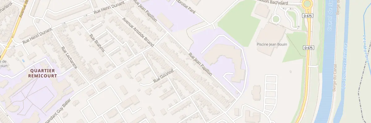 Plan du 65 Av Aristide Briand à Saint-Quentin