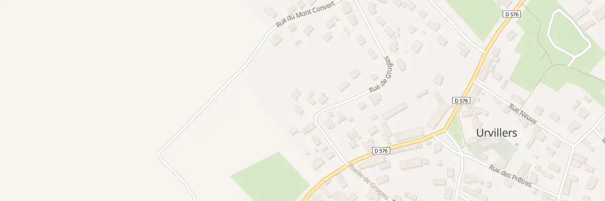 Plan du 7 Rue de Grugies à Urvillers